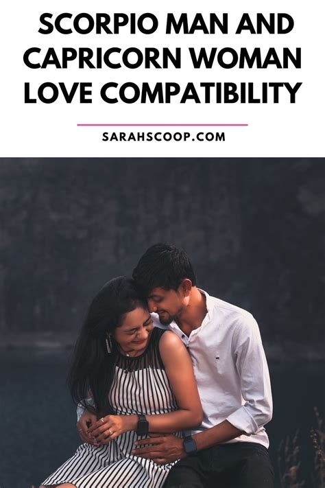 scorpio man and capricorn woman compatibility|capricorn man scorpio woman sexually.